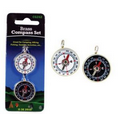 2 Piece Brass Compass Set